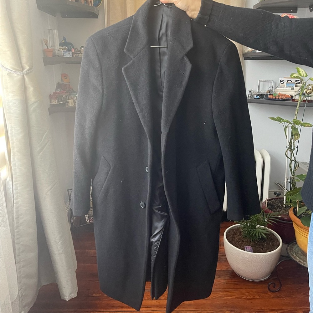 Black Standard Peacoat (London Fog)
